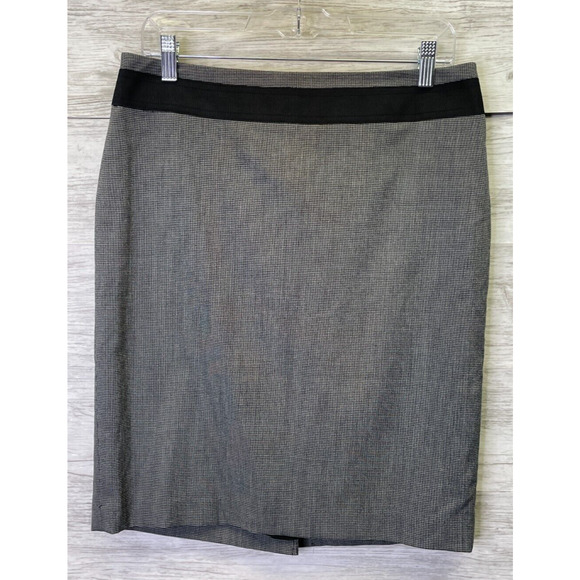 The Limited Skirt 8 Womens Gray Short Mini Pencil Business Career Lined Side Zip - Picture 1 of 9